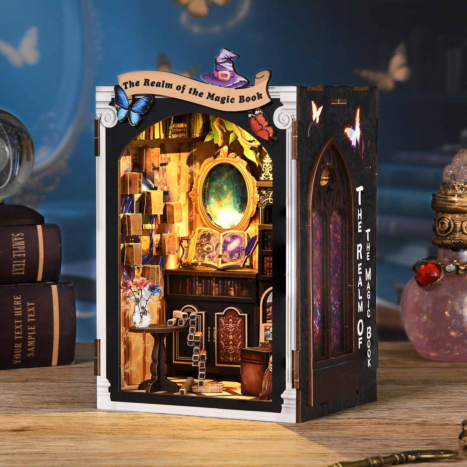 Magic Book Mirror DlY Mini House